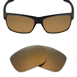 Lente de repuesto polarizada antiarañazos hdhut para Oakley Twoface XL oro bronce - Imagen 1 de 7