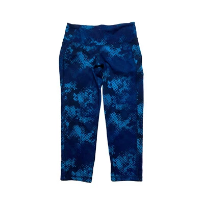 Old Navy Active Go Dry Capri Leggings Pantalones Mujer Talla Mediana Alto Azul Pull On Foto 1 de 4