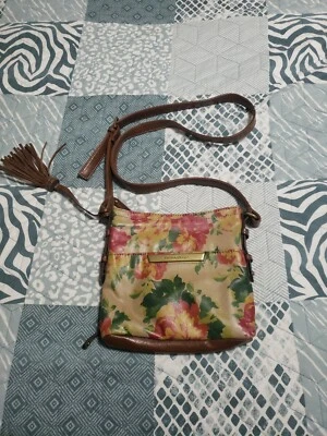 TIGNANELLO CAMA DE ROSAS FLORAL BORLA BOLSO DE HOMBRO VIAJERO MONEDERO FLOR Foto 1 de 4