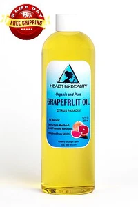 GRAPEFRUIT SEED OIL ORGANIC REFINED COLD PRESSED PREMIUM FRESH 100% PURE 24 OZ - Picture 1 of 12