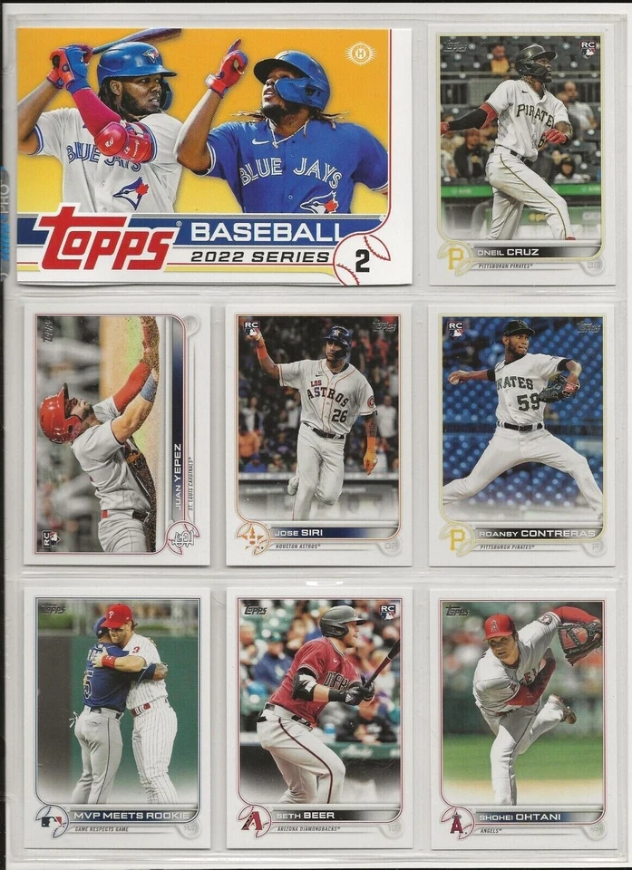 2022 Topps Baseball Series 2 Base Cards #331-660 You Pick - Complete Your Set. - Image 1 of 1