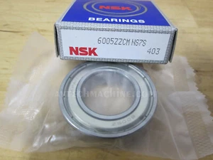 6005ZZ NSK Deep Groove Ball Bearing 25x47x12mm - Picture 1 of 1