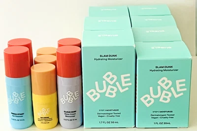 BUBBLE Skincare Cleanser  Moisturizers Serum -  Travel / Full Size Pick & Choose - Image 1 of 3