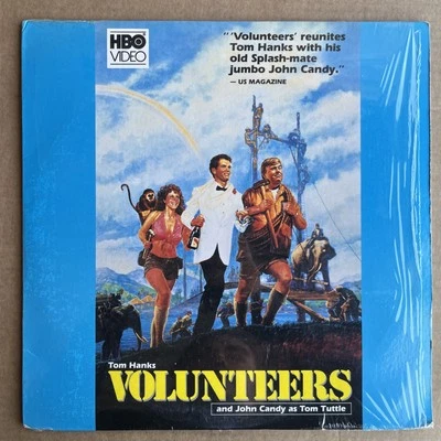 Volunteers LaserDisc Tom Hanks John Candy Comedy Action - Image 1 of 2