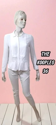 The Kooples Taille 36   Superbe chemise manches longues blanc cassé écru femme - Photo 1/4