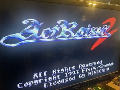 ActRaiser 2 (Sistema de entretenimiento Super Nintendo, 1993) - Auténtico - Probado Foto 1 de 4