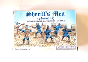 Barzso Playsets Robin Hood's Sheriff's Men Norman 16 personaggi in plastica 1/32 - Foto 1 di 2