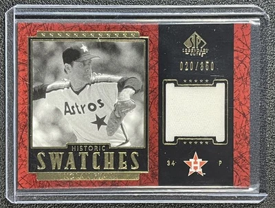 ФУТБОЛКА НОЛАНА РАЙАНА 2003 SP ЛЕГЕНДАРНЫЕ ОГРАНКИ #J-NR1 ИСТОРИЧЕСКИЕ ОБРАЗЦЫ /350 ASTROS - Изображение 1 из 2