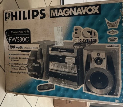 Phillips Magnavox mini hi-fi FW530C Multi CD Factory Sealed Opened For Pics - Image 1 of 4