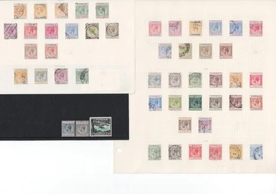 CHIPRE 1912-1934 Montaje en hojas incluyendo 1912 - 45021 Foto 1 de 2