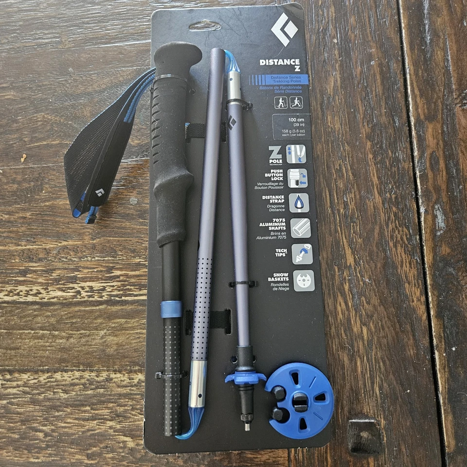 Black Diamond Distance Z Trekking Poles, Pewter, 100 cm - image 1 of 1