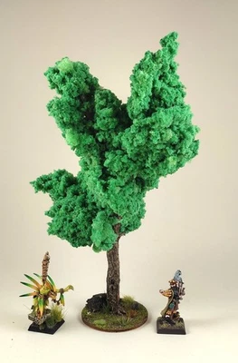 Arbre / tree : Décor wargame / crèche ( 9thAge, Warhammer, lotr, sda mesbg ) F2 - Immagine 1 di 4
