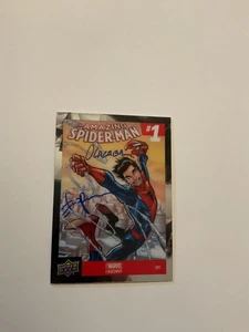 2015 Marvel Vibranium DUAL AUTO Autogramm Olazaba Eliopoulos Spider-Man C-OE - Bild 1 von 2