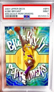 Kobe Bryant 2001 Upper Deck Breakout Performers PSA 9 HOF Lakers VERY LOW POP 📈 - Picture 1 of 2