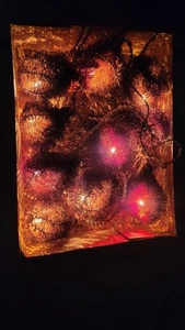 Luci Di Natale Anni 50 Castagne Unica Introvabile - Foto 1 di 13
