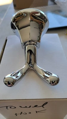 Restoration Hardware  towel robe hook chrome - Image 1 of 3