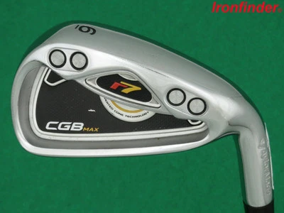 TaylorMade r7 CGB Max Single 6 Iron Steel Dynalite Gold Stiff Shaft Mens Right - Image 1 of 4