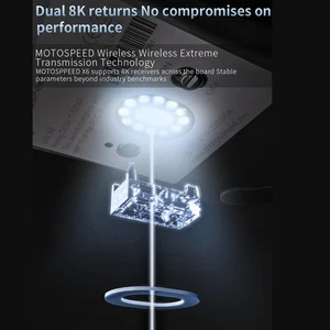 X6 Dual-Mode Wireless 26000DPI Mice PAW3395 Sensor Lightweight Gaming Mice With - Picture 1 of 12