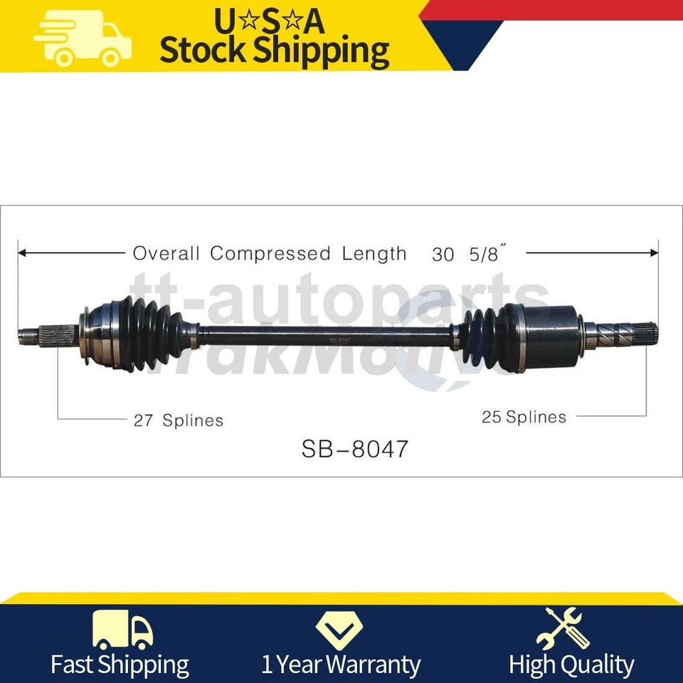 Junta de eje CV delantera derecha para Subaru Outback 2009 2008 2007 2006 2005 Foto 1 de 1