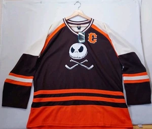 Disney Nightmare Before Christmas Jack Skellington Hockey Jersey Size XXL - Picture 1 of 15