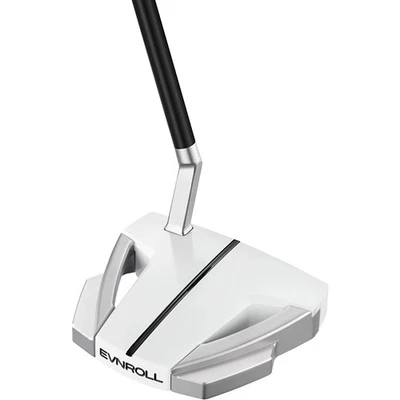 Evnroll Golf EV12 Short Slant White Mallet Putter – Milled Face Precision, New - Image 1 of 4
