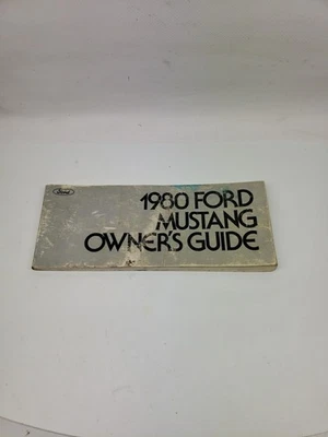 Ford Mustang 1980 manual del propietario - excelente original Foto 1 de 4