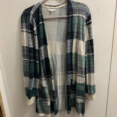 Chaqueta Maurice’s Multicolor Grande Pit To Pit 21” Largo 34.5” Mangas Largas  Foto 1 de 3