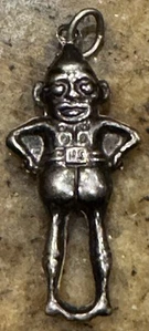 VINTAGE STERLINGSILBER DOUBLE PALMER COX BROWNIE CHARM - Bild 1 von 2