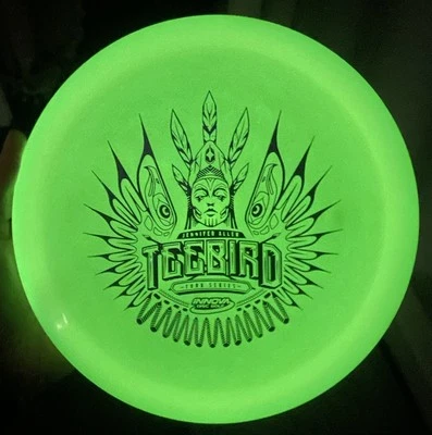 INNOVA CHAMPION GLOW TEEBIRD 175-176g JENNIFER ALLEN Tour Series, Thrown Once - Image 1 of 4