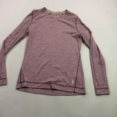 Suéter Smartwool Feminino XL Manga Longa Pulôver Gola Redonda Leve Rosa - Imagem 1 de 4