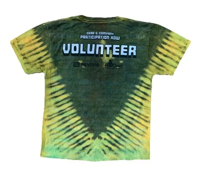 Camisa Grateful Dead & Co HECHA A MANO Tour Mercancía Voluntaria SYF Esqueleto Talla L Camiseta Foto 1 de 3