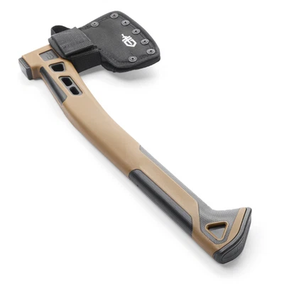 Gerber 15" Bushcraft Hatchet Survival Camping Axe with Gear Storage, Coyote - Image 1 of 4