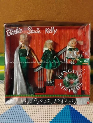 Barbie Hermanas Cantoras Set de Regalo de Vacaciones 26260, Caja Dañada De Colección 2000 NUEVO Foto 1 de 4