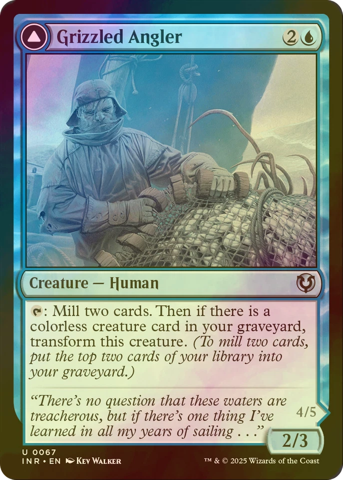 MTG Grizzled Angler FOIL INR - Image 1 of 1