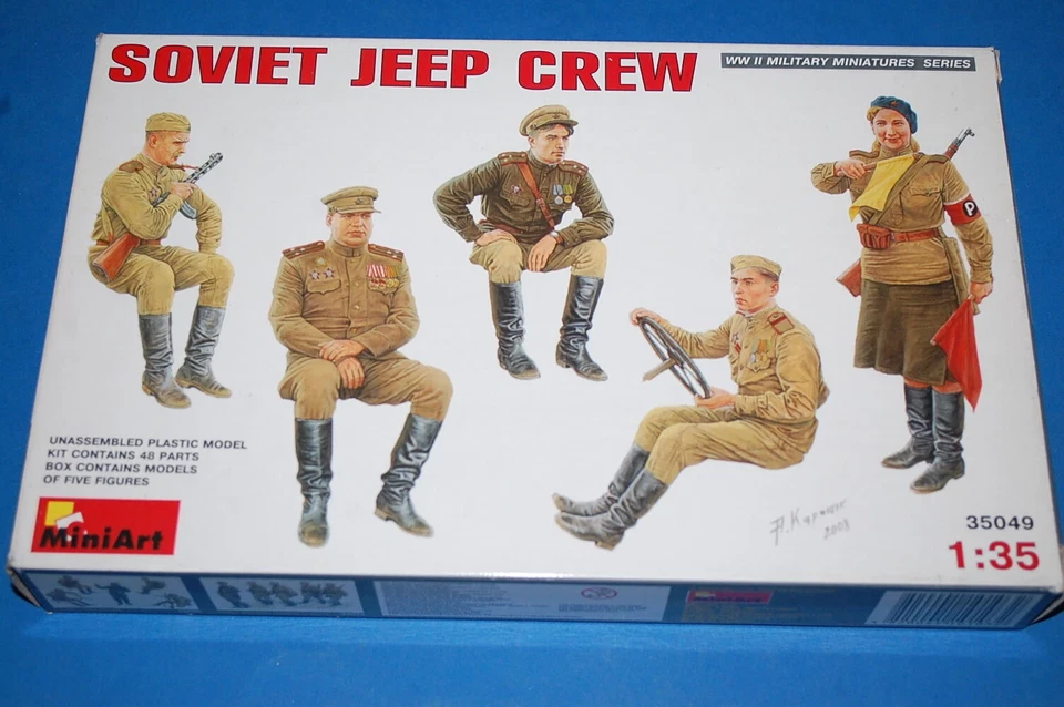 Equipaggio di Jeep sovietiche MiniArt | N. 35049 | 1:35 - Immagine 1 di 1