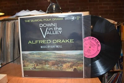 Alfred Drake Down in the Valley Musical Folk Drama LP Decca DL 4239 Mono  - Image 1 of 2