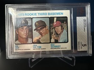 BVG 5 EXCELLENT Mike Schmidt ROOKIE CARD 1973 TOPPS #615