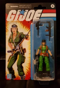 GI Joe Retro LADY JAYE - 2021 por Hasbro Como Nuevo En Tarjeta - Imagen 1 de 2