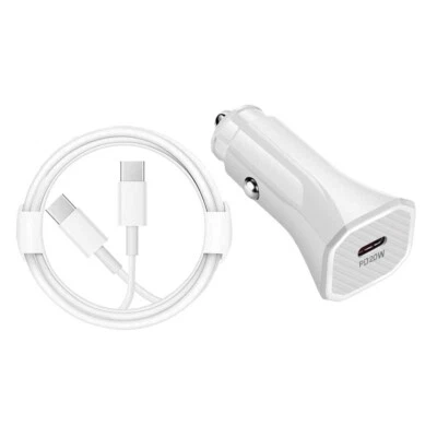 For Samsung Galaxy S25/S25+/Ultra Auto Car 20W USB-C Quick Fast Charger - Image 1 of 4
