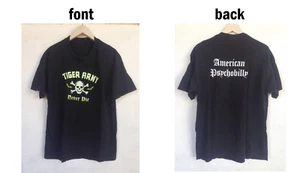 Vintage Tiger Army never die amerikanische Baumwolle schwarzes T-Shirt alle Größen für Männer C357 - Bild 1 von 5