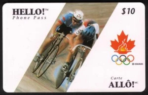 $10. Tarjeta telefónica usada para ciclismo de los Juegos Olímpicos 1996 - Imagen 1 de 1
