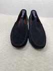Wolf & Shepherd Men's 8.5 Driving Loafer Slip-on Shoes Navy Blue Suede
