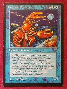 Magic The Gathering FALLEN EMPIRES HOMARID CHAMAN tarjeta azul Magic The Gathering Magic The Gathering - Imagen 1 de 2