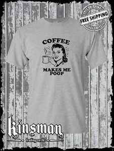 Camiseta Coffee Makes Me Poop con licencia Todd Goldman - Imagen 1 de 10