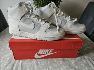 UK Size 8.5 - Nike Dunk High White BRAND NEW - Picture 1 of 6