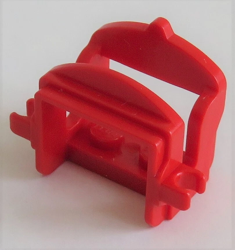 LEGO - Tier / Zubehör - Pferde Sattel mit 2 Clips, rot # 4491b - Bild 1 von 1