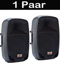 2 stück PA box 15"/38 cm Profi- Dj- MUSIKER Lautsprecherboxen 2x 1000 watt max.