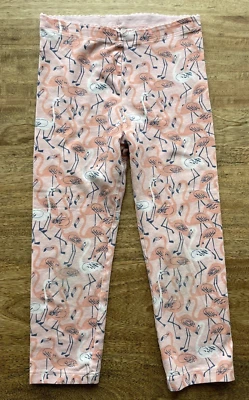 Leggings Capri Colección Tea Talla 8 Usados en Excelente Condición Rosa con Estampado de Flamenco Elastizados ¡Adorable! Foto 1 de 3