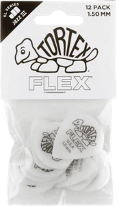 PLAYER'S PACK DE 12 MEDIATORS DUNLOP TORTEX FLEX JAZZ 3 XL 1.5mm - 466P150 - Picture 1 of 5