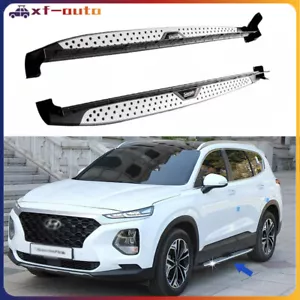 Side Steps Running Boards Fits for Hyundai All New Santa Fe 2019-2023 Pedals - Foto 1 di 9